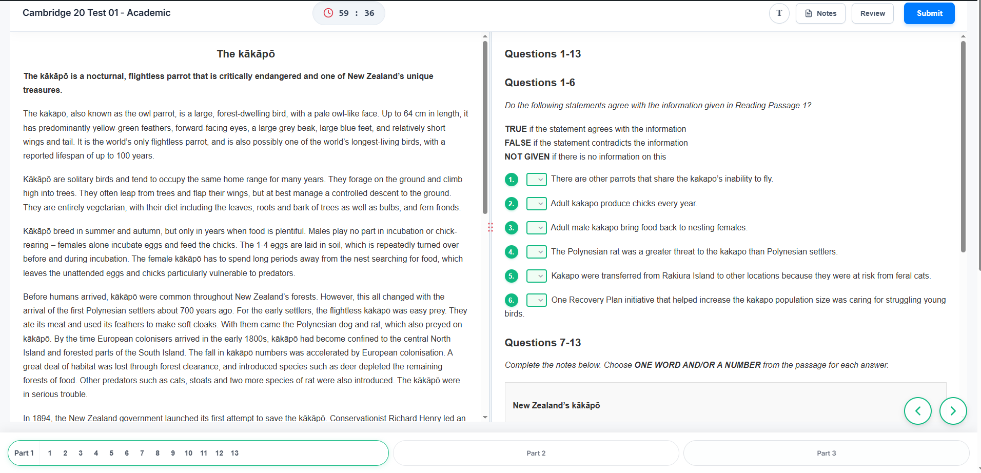 IELTS Interface