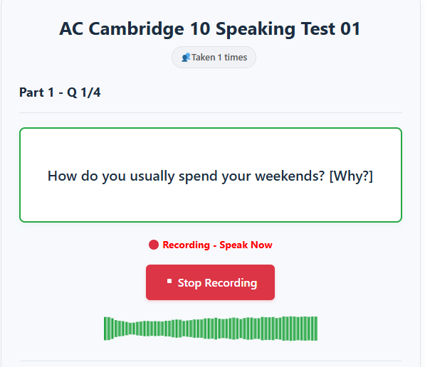 Speaking Interface