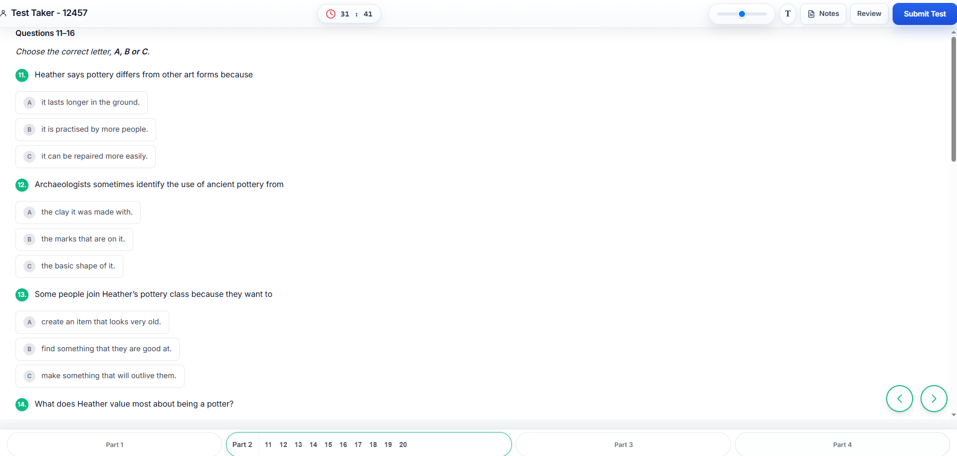Listening Interface